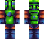 green red beetle