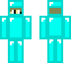 guy wearing diamond armour
