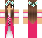 hot pink dress villager girl