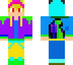 multicolored wolf boy