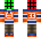 oilers fan with rubix cube
