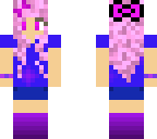 pink haired girl