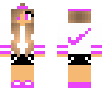 pink nike girl