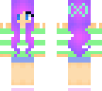 purple hair girl