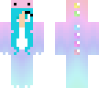 rainbow dinosaur girl 