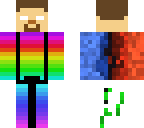 rainbow herobrine
