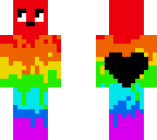 rainbow monster with heart