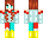 red and blue and yellow shoes