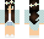 spring brunette girl