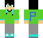 the green person