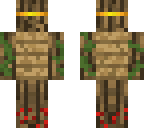 wooden flame