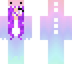 baby dino with purple hair