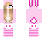 baby girl with rabbit onsie