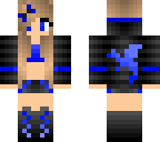 blue dragon girl