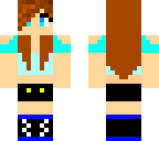 cute blue girl