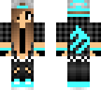 cute blue tomboy