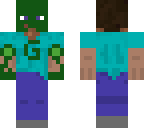 dark green man
