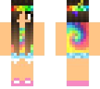 edited rainbow girl