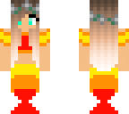 fire mermaid