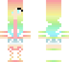 rainbow girl