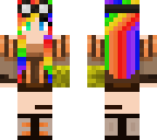 rainbow haired steampunk edited