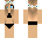 bikini girl with no shoes