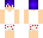 blue haired boxer boy