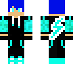 blue haired lightning