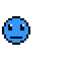 blue sad smiley