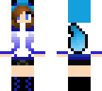 blue wolf girl