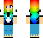 rainbow girl