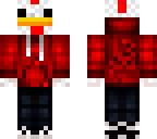 red chicken skin