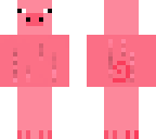 solid-pink pig