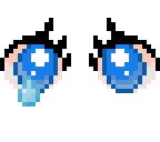 anime eyes - blue -