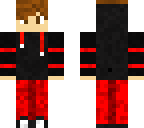 black and red hoodie