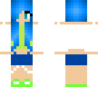 blue girl
