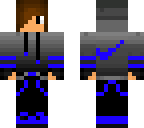 blue nike hood dude