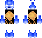 blue pancake