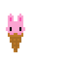 bunny in a cone