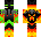 epic acidic flaming enderman skin