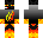 flame enderman fire nation hoodie