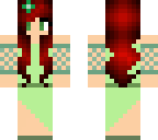 green dress