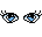 i tried to make eyes
