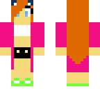orange long hair