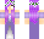 purple herobrine girl