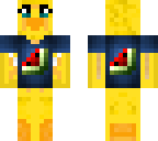 sqaishey quack in a mellon t-shirt