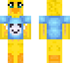 sqaishey quack wearing panda t-shirt