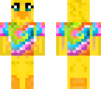 sqaishey quack wearing tie dye shirt