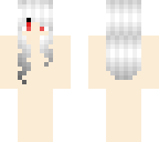 white haired girl base
