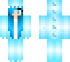 blue dinosaur girl